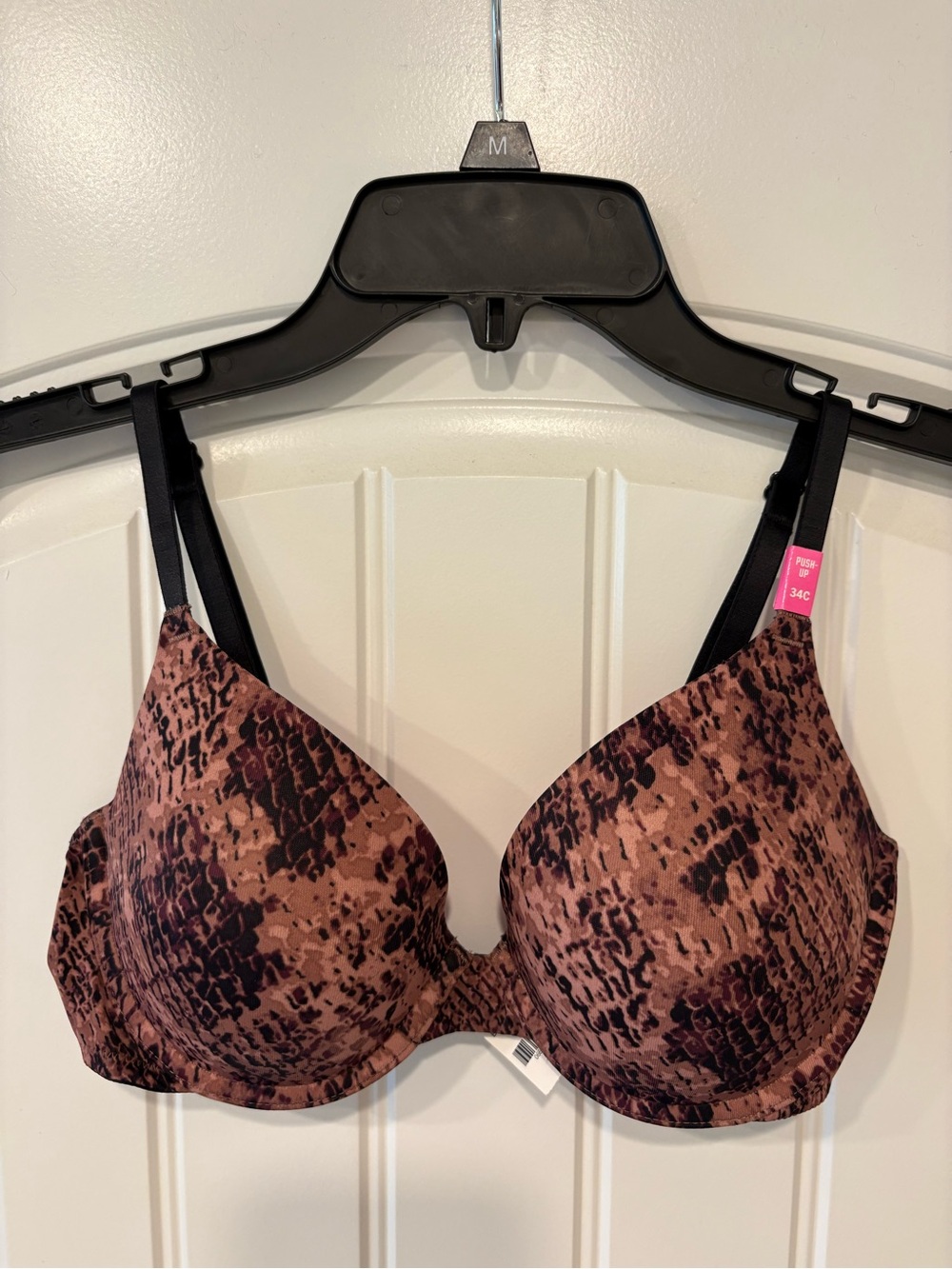 Victoria’s Secret PINK Snakeskin Push Up Bra 34C